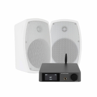 Dynavoice CA802 BT & System One OD520 Utomhushögtalare Vita, stereopaket
