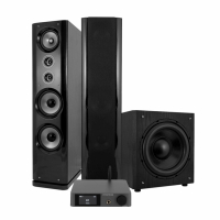 Dynavoice CA802BT & System One SF-168B Stereopaket 2.1, svart
