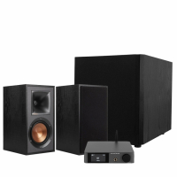 Dynavoice CA802BT & Klipsch R-51M med System One W120, Stereopaket 2.1