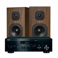 Yamaha MusicCast R-N402D & Dynavoice Classic CL-16 Valnöt, stereopaket