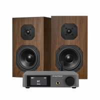 Dynavoice CA802BT & Dynavoice Classic CL-16 Valnöt, stereopaket