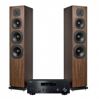 Yamaha MusicCast R-N602 & Dynavoice Classic CL-26 Valnöt, stereopaket