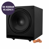 Dynavoice Challenger CSB-V15 aktiv subwoofer, svart med Sonic Design-dmpkuddar