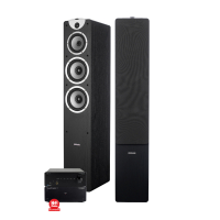 Tangent DAC/PowerAmpster II & Dynavoice Magic F-7 EX v3 Stereopaket Golvhögtalare