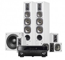 Yamaha RX-A870 & Dynavoice Definition DF-6 Högtalarpaket 5.1, vitt