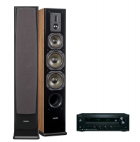 Dynavoice Definition DF-6 Ek högtalare & Onkyo TX-8270, stereopaket