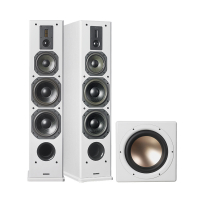 Dynavoice Defintion DF-8 & Thunder T-12 Högtalarpaket med subwoofer 2.1, vitt