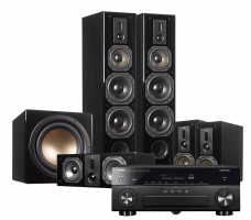 Yamaha RX-A870 & Dynavoice Definition DF-8 Högtalarpaket 5.1 svart