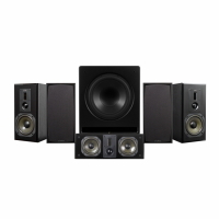 Dynavoice Definition DM-6 med Challenger CSB-V12 Högtalarpaket 5.1, svart