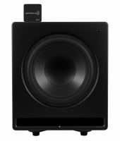 Dynavoice Challenger CSB-V12 Svart med Dayton Audio DSP-LF, bas-EQ