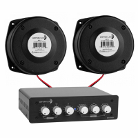 Dayton Audio DTA-100LF med 2 st BST-2, Hemmabio Basshakerpaket