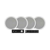 Dayton Audio DTA-100ST med SC4B & 2 par System One IC620 Inbyggnadshögtalare