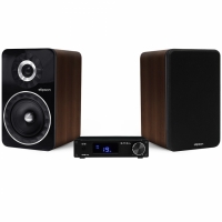 SMSL Audio Q5 Pro & Elipson Prestige Facet PF6B, valnöt par