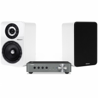 Yamaha WXA-50 & Elipson Prestige Facet PF6B, vitt par