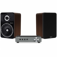 Yamaha WXA-50 & Elipson Prestige Facet PF6B, valnöt par