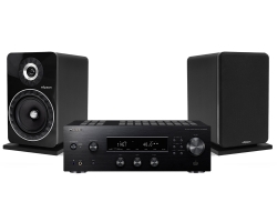 Pioneer SX-N30AE & Elipson Prestige Facet PF8B, svart par