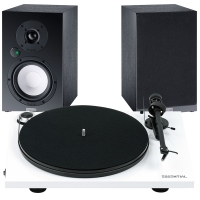 Pro-Ject Essential III BT vit & Magnat MM220, vinylpaket
