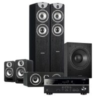 Yamaha HTR-4072 & Dynavoice Magic F-5 EX Högtalarpaket 5.1, svart