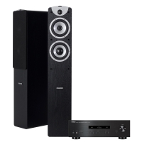 Dynavoice Magic F-5 EX v3 svarta & Yamaha A-S201