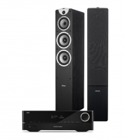 Dynavoice Magic F-7 EX v3 svarta & Harman/Kardon HK3700