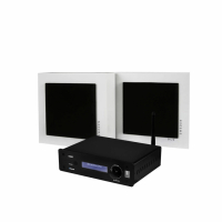 System One A50BT & DLS Flatbox Slim Mini Stereopaket