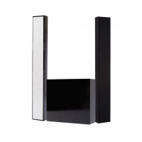 DLS Flatbox Slim XL & Flatsub Midi Hgtalarpaket Stereo 2.1 Pianosvart