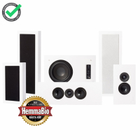 DLS Flatbox XL On-Wall Högtalarpaket 5.1, vitt