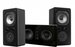 DLS Flatsub Stereo One & Dynavoice Challenger S-5 EX v4, högtalarpaket