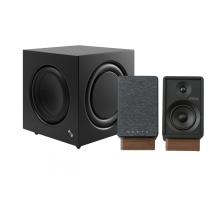 Onkyo GX-30ARC med Audio Pro SW-10 Aktiva Stereohögtalare 2.1, svart