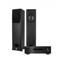 Yamaha A-S201 II & System One H16B Stereopaket Golvhögtalare