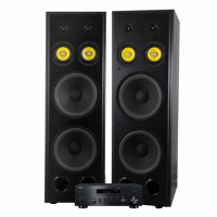Yamaha MusicCast R-N602 Svart & System One H212B, Stereopaket