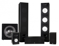 System One H388 med Dynavoice Sub12, högtalarpaket 5.1 svart