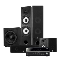 Yamaha HTR-4072 & System One HCS-6 Högtalarpaket 5.1, svart