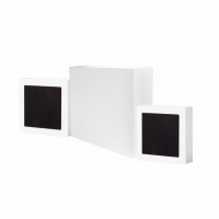 DLS Flatbox Mini & Flatsub Midi Högtalarpaket Stereo 2.1 Vitt