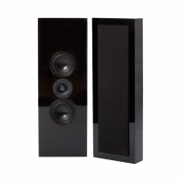 DLS Flatbox XL vgghgtalare, pianosvart stereopar