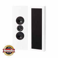 DLS Flatbox XL, mattvitt stereopar