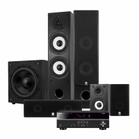 Yamaha HTR-2071 & System One HCS-26B Hemmabiopaket 5.1