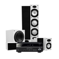 Yamaha HTR-4072 & System One H388 Högtalarpaket 5.1, vitt