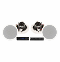 System One A50BT med SC4B & 2 par DLS IC611 Inbyggnadshgtalare