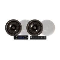 System One A50BT med SC4B & 2 par DLS IC621 Inbyggnadshgtalare