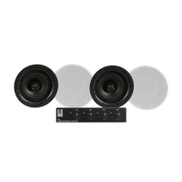 System One SC4B högtalarväxel & 2 par DLS IC624 Inbyggnadshögtalare
