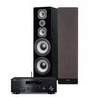 Yamaha MusicCast R-N602 & Dynavoice Challenger M-105 EX v4 Svarta, stereopaket