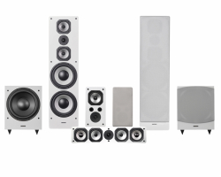 Dynavoice Challenger M-105 EX v.4 Högtalarpaket 5.2, vitt