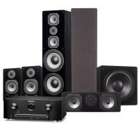 Dynavoice Challenger M-85 EX v.4 Högtalarpaket 5.1, svart med Marantz SR5013