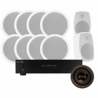Dayton Audio MA1240 med 4 par System One IC820, 1 par OD520 & 1 st DLS IC646 fr hemmet