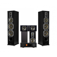 JBL MA7100HP & Dynavoice Definition DF-8 MKII Svart Hemmabiopaket 5.0