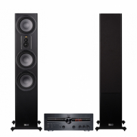 Magnat MA900R & Signature 607 Svarta Stereopaket Golvhögtalare