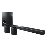 Yamaha MusicCast BAR400 med trådlösa surroundhögtalare, svarta