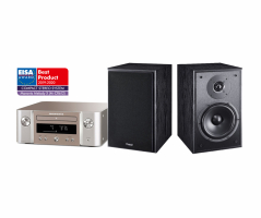 Marantz MCR-612 Guld & Magnat Monitor S30 Stereopaket Stativhögtalare