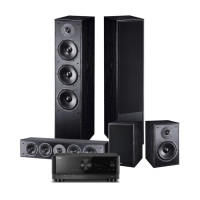 Yamaha RX-V6A & Magnat Monitor S70 Hemmabiopaket 5.0 Svart